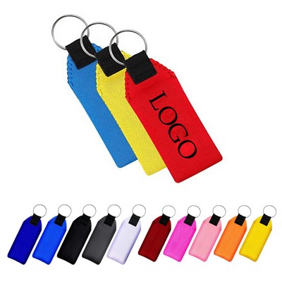 Neoprene Floating Boat Keychain
