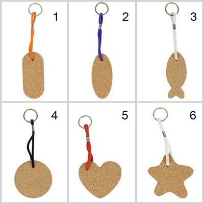 Cork Keychain Float