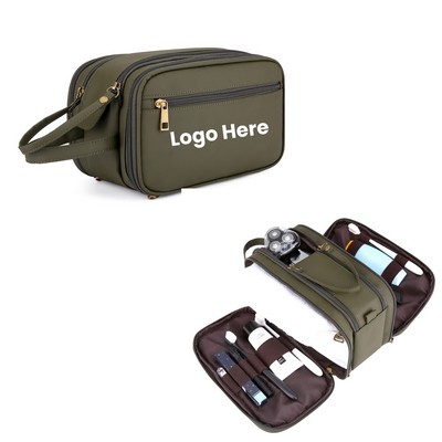 Vegan Leather Toiletry Bag