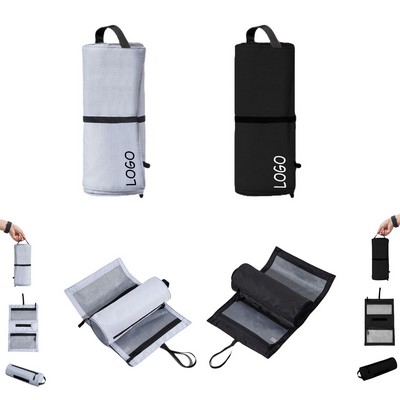 Large Capacity Roll-Up Toiletry Bag