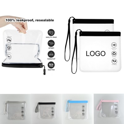 EVA Reusable TSA Approved Security Clear Toiletry Travel Bag
