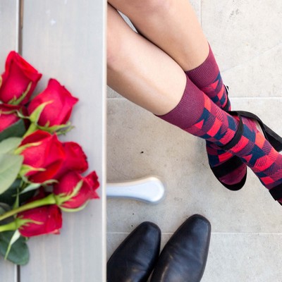 Patterned Anniversary Socks - Celebrate Years of Love with Styles - American Made