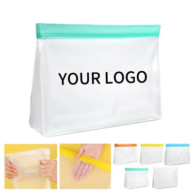 Reusable Food Storage Stand Bag Made Of Eco-friendly PEVA Material
