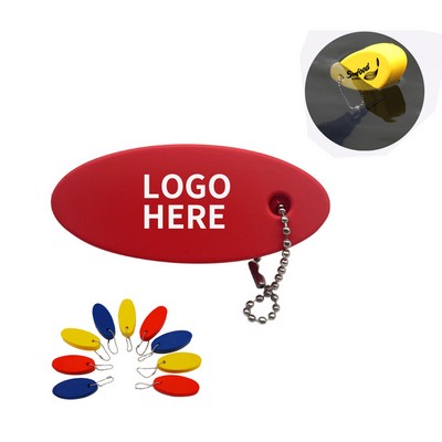 Elliptical Floating Keyring