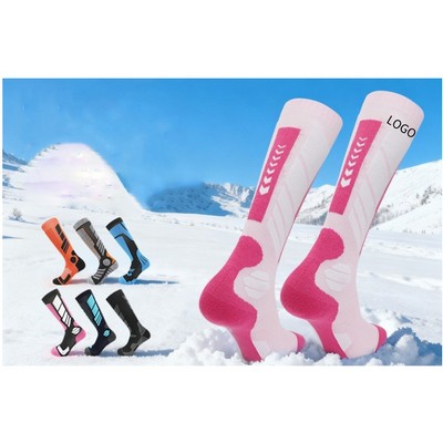 Merino Wool Over-The-Calf Ski Socks