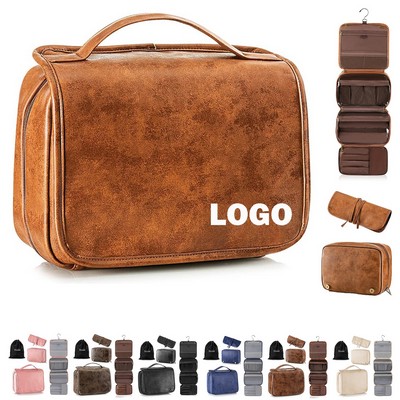 PU Leather Travel Toiletry Bag