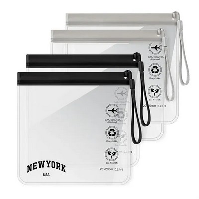 Clear TSA Approved Security Toiletry Bag