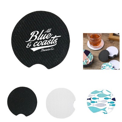 Neoprene Absorbent Car Cup Coaster