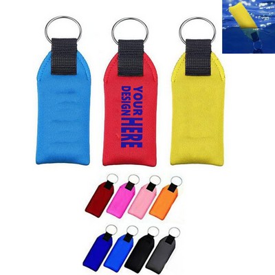 Neoprene Floating Keychain