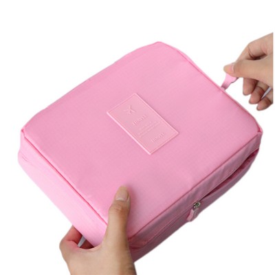Portable Travel Cosmetic Bag with Zipper