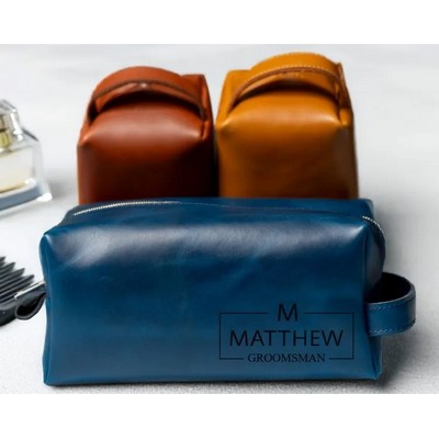 Leather Toiletry Bag