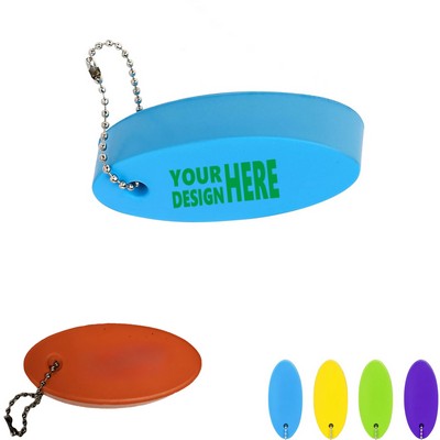 Oval Floating Key Tag