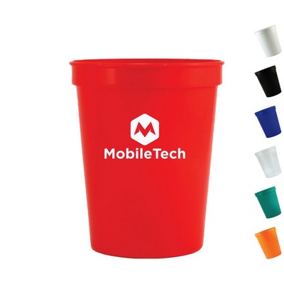 16 Oz Translucent Plastic Stadium Cups